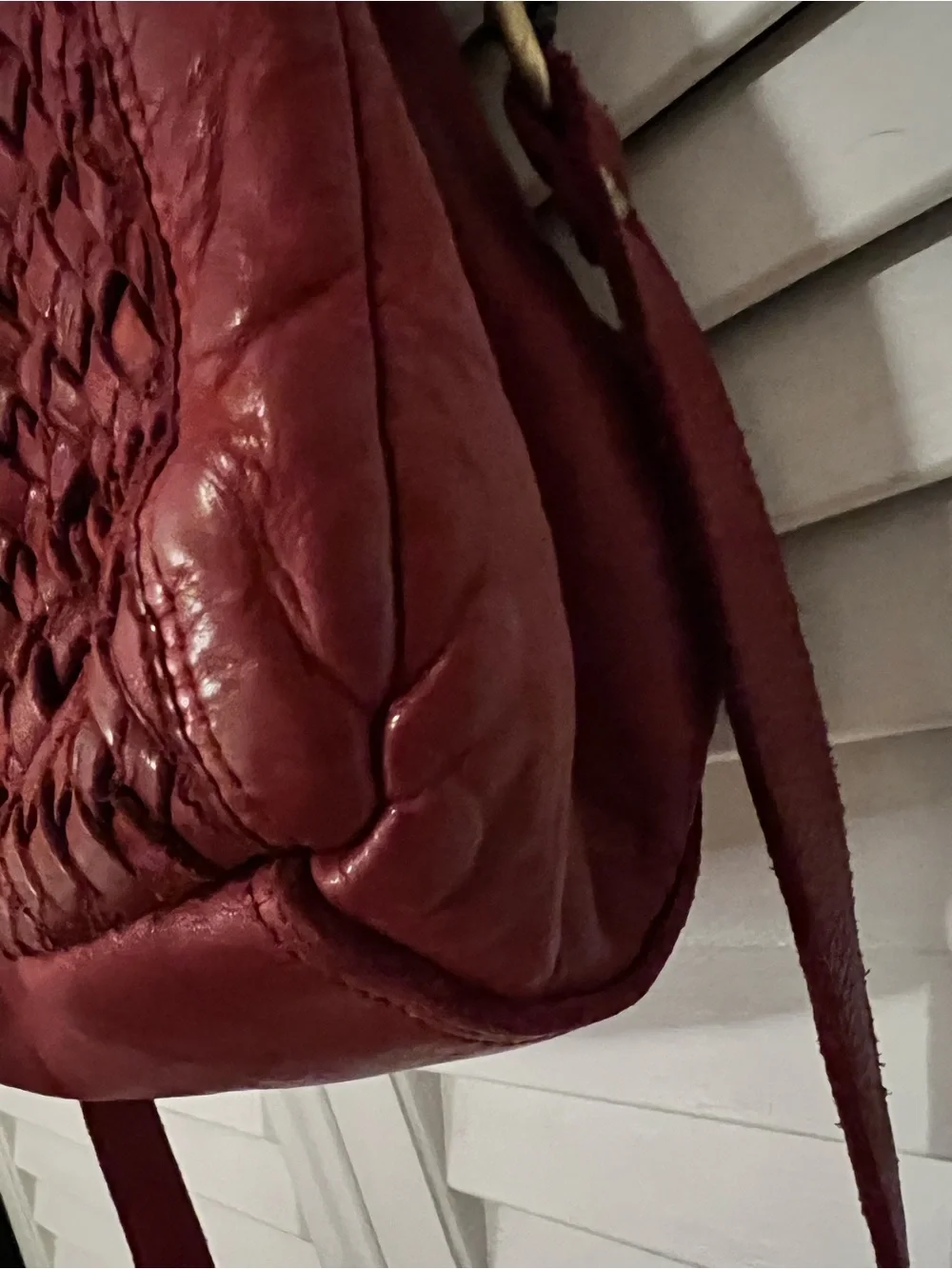 ERRELLEVENTIDUE Red Leather Handbag